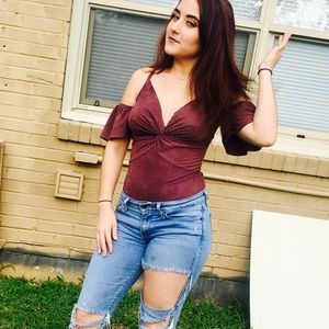 Off Shoulder Bodysuit